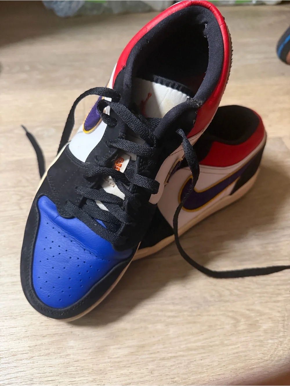 Nike Kids Low-Top Sneakers - Blue/Red/Black/White/Purple